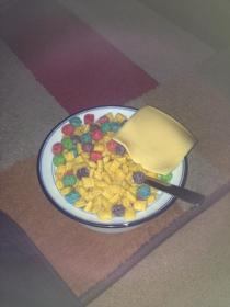 cheese cereal.