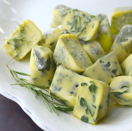 Ice cubes - Herb Butter.